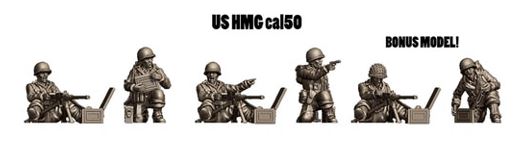 US 50 Cal machine gun crews