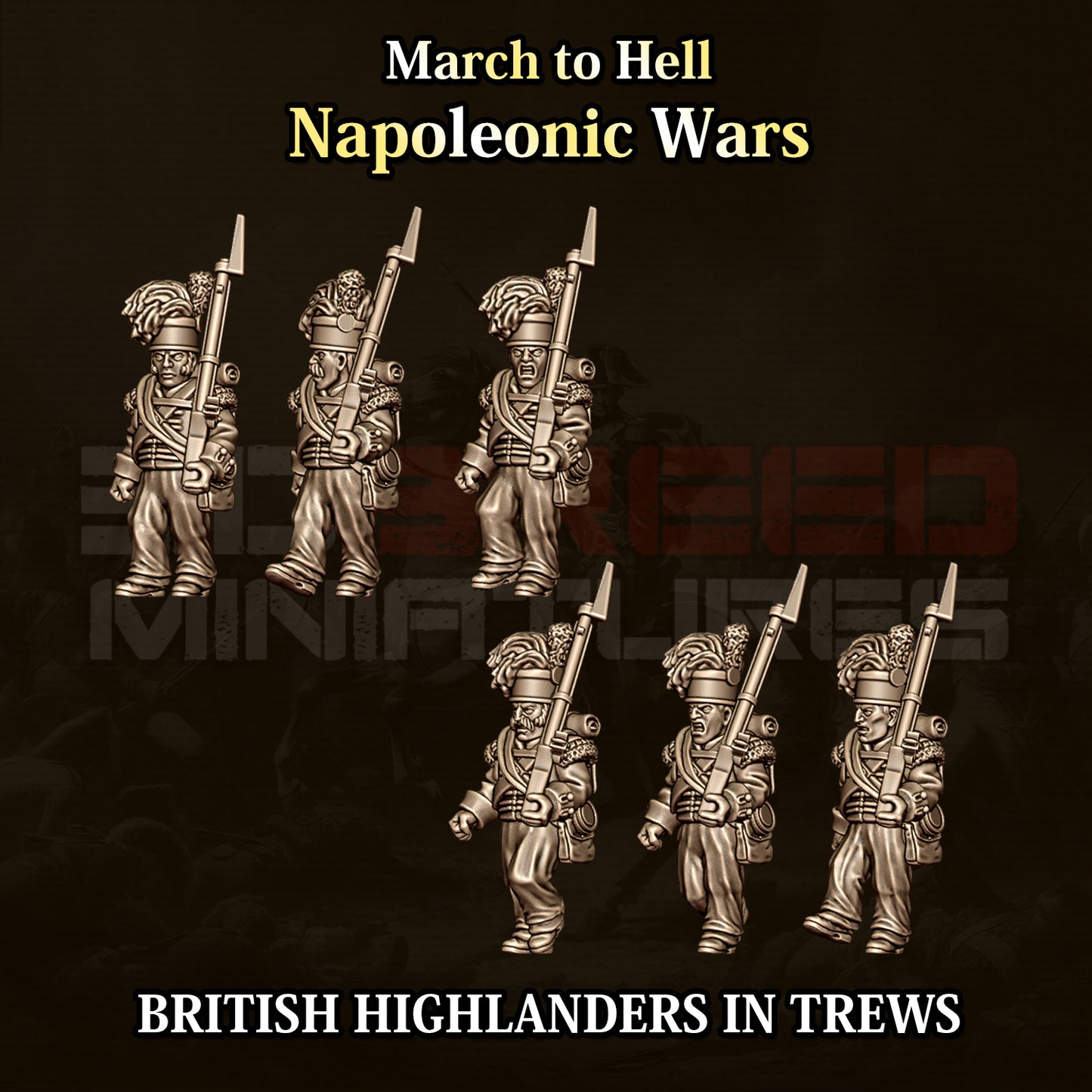 British Highlander Infantry in Trews