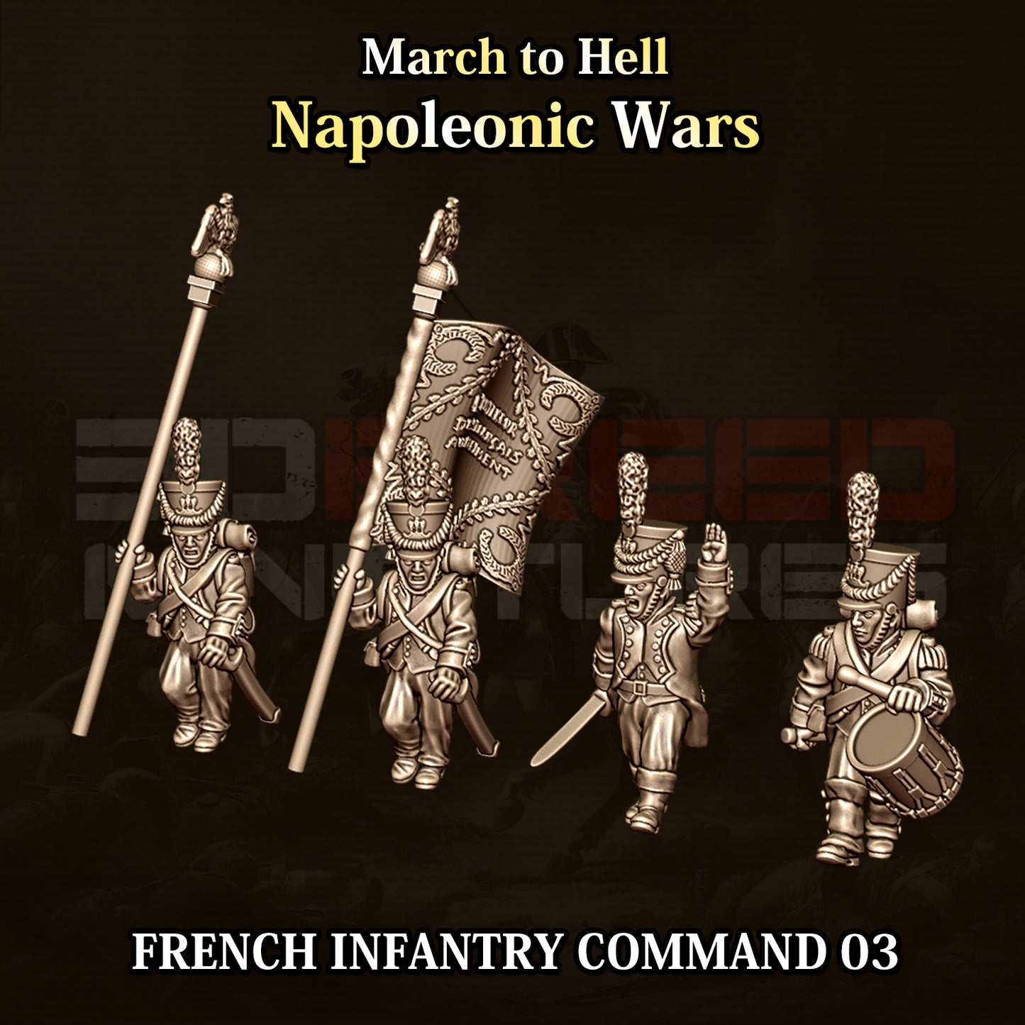 French Infantry Command Three