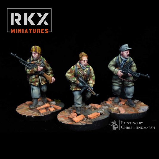 Fallschirmjäger with looted weapons